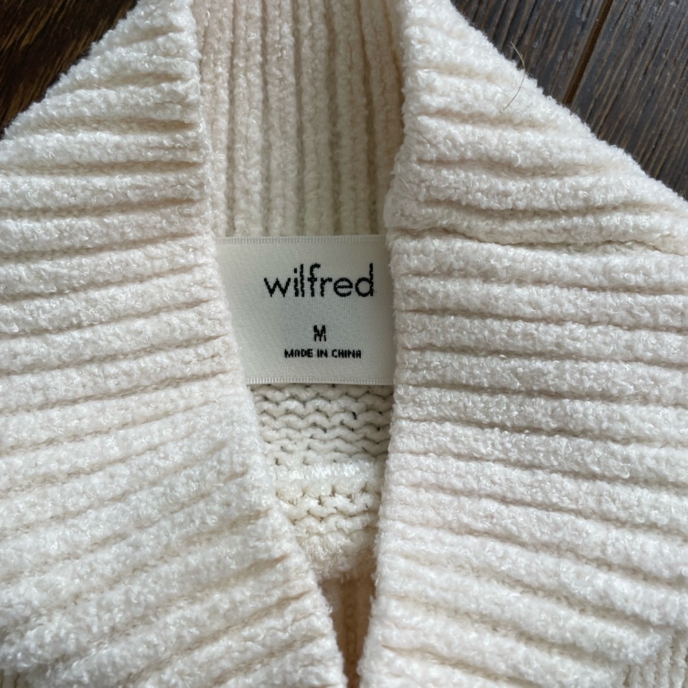 Wilfred merino wool sweater cheap